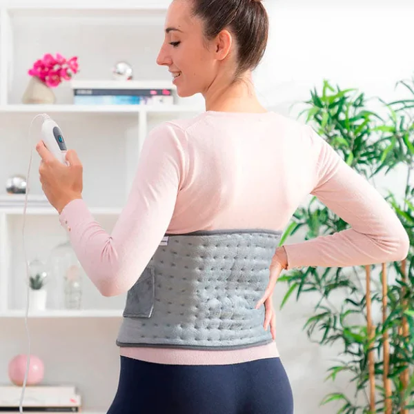 Almohadilla Lumbar Térmica Ajustable 3 Niveles de Temperatura
