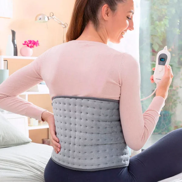 Almohadilla Lumbar Térmica Ajustable 3 Niveles de Temperatura