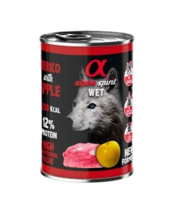 Alpha Spirit Cerdo con Manzana Húmedo