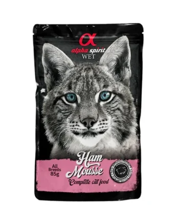 Alpha Spirit gatos - Mousse de jamón 85gr