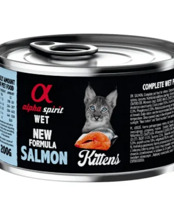 Alpha Spirit kitten SALMÓN lata gatitos 6x200 g