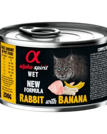 Alpha Spirit lata CONEJO gatos 6x200 g