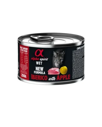 Alpha Spirit Lata de Cerdo con manzana amarilla 200gr
