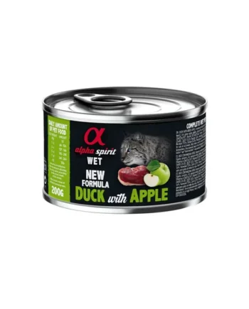 Alpha Spirit Lata de pato con manzana verde 200gr