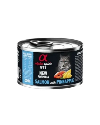 Alpha Spirit Lata de Salmón con piña 200gr