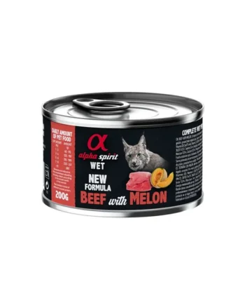 Alpha Spirit Lata de Ternera con melón 200gr