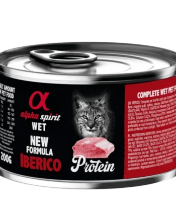 Alpha Spirit lata IBÉRICO gatos 6x200 g