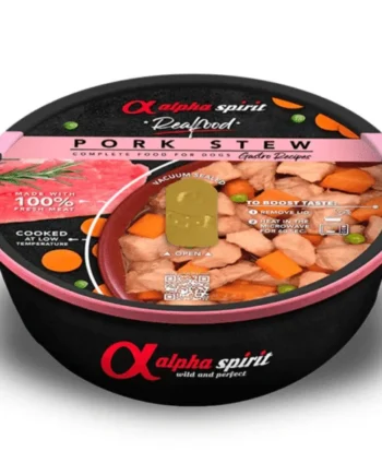 Alpha Spirit Realfood Estofado cerdo para perros