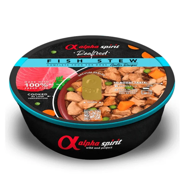 Alpha Spirit Realfood Estofado pescado para perros