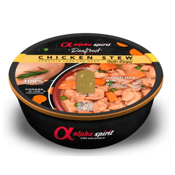 Alpha Spirit Realfood Estofado pollo para perros