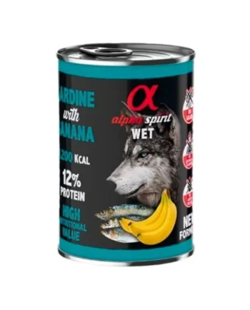 Alpha Spirit Sardina con Plátano Perros