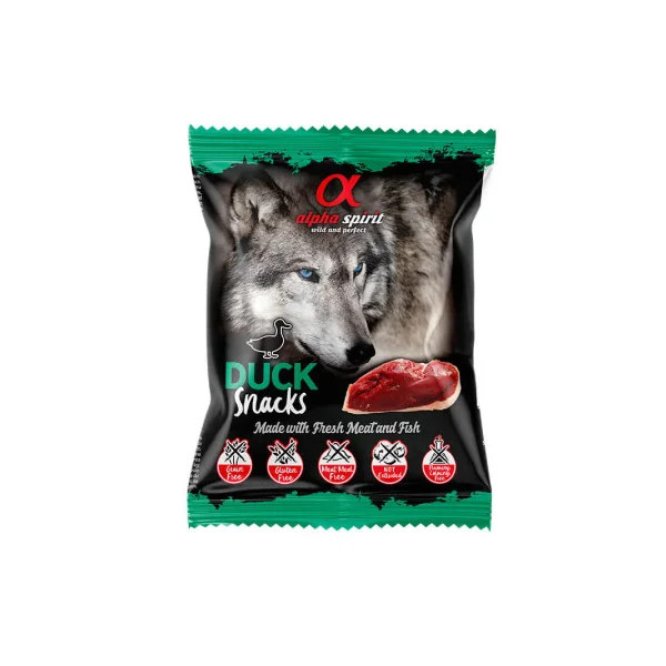 Alpha Spirit Snack Bolsa de Pato Perros