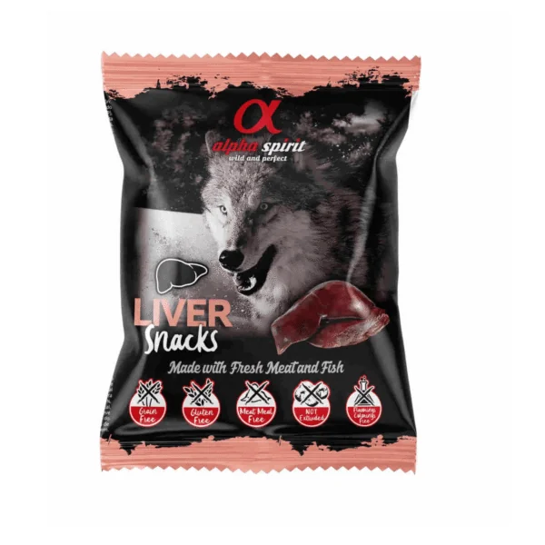 Alpha Spirit Snacks HÍGADO para perros
