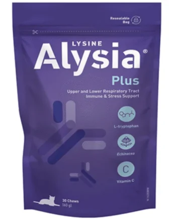 Alysia PLUS gatos repiratorio, inmune y estrés 30 chews