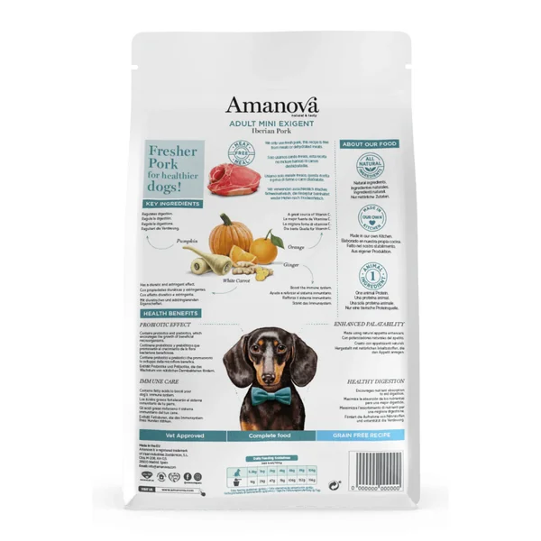 Amanova - Adult Mini Exigent Cerdo Ibérico