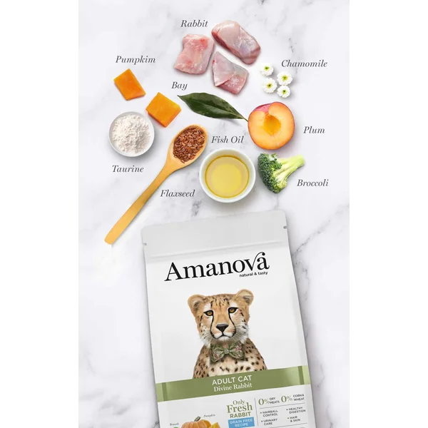 Amanova - Gato Adulto Conejo