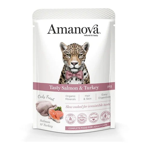 Amanova - Salmón y Pavo 85g