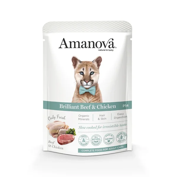 Amanova - Ternera y Pollo 85g