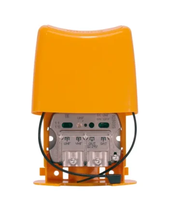 Amplificador mastil nanokom 1e uhf 30 dB Amarillo