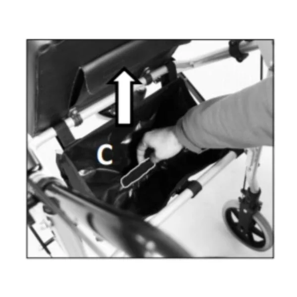Andador Caminador Clásico de Aluminio | Plegable y Maniobrable