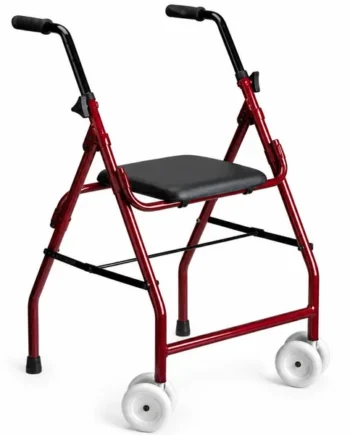 Andador Caminador Regulable Aluminio | Asiento Acolchado