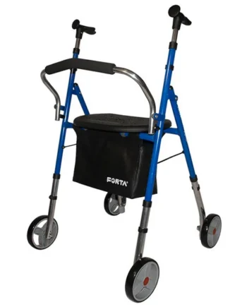 Andador con Asiento Regulable en Altura y Plegable para Adulto