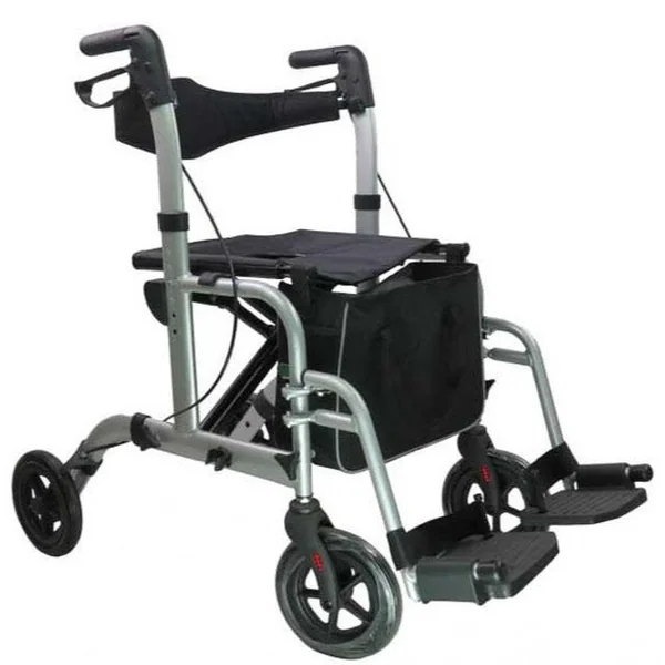 Andador con Silla | Rollator + Silla de Ruedas