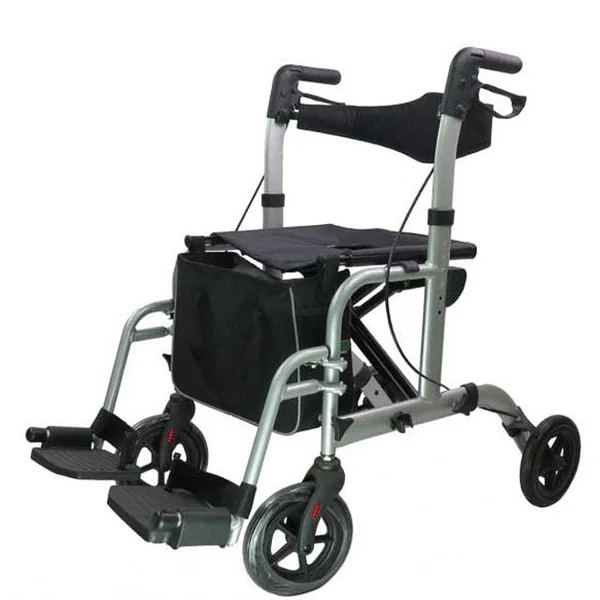 Andador con Silla | Rollator + Silla de Ruedas