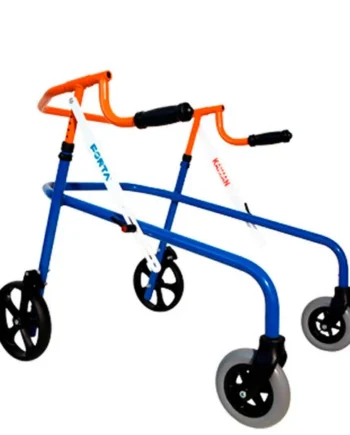 Andador Infantil Posterior Regulable Altura con Ruedas Giratorias
