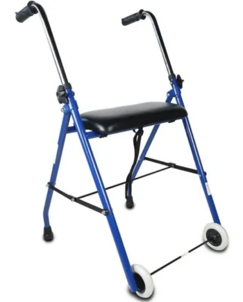 Andador Ortopédico Plegable con Asiento Acolchado