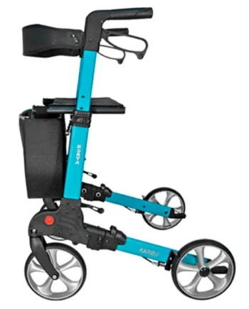 Andador para Mayores Plegable con Pedal Elevación y Asiento