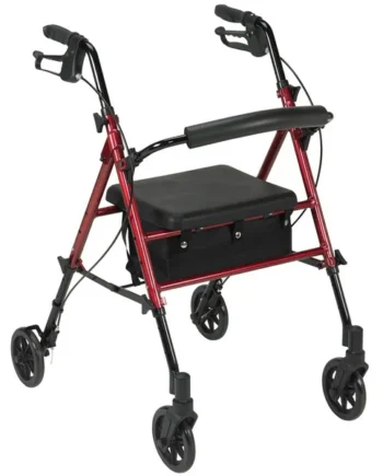 Andador Rollator Altura Regulable Asiento y Manetas | Freno y Cesta
