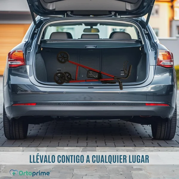 Andador Rollator con Asiento Regulable en Altura Plegable