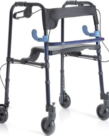 Andador Rollator de Aluminio de 4 Ruedas con Frenos