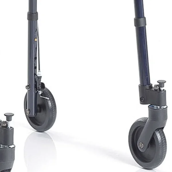 Andador Rollator de Aluminio de 4 Ruedas con Frenos
