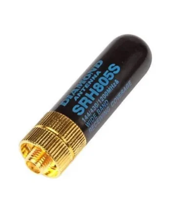 Antena de doble banda para Kenwood Baofeng Walkie Talkie Negro