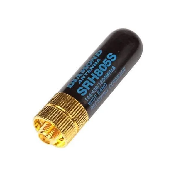 Antena de doble banda para Kenwood Baofeng Walkie Talkie Negro