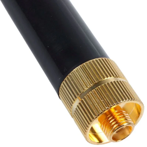 Antena de doble banda para Kenwood Baofeng Walkie Talkie Negro