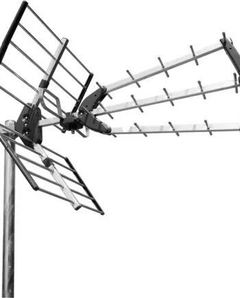 Antena TDT LTE 700 alta ganancia 18 dB BKM Negro