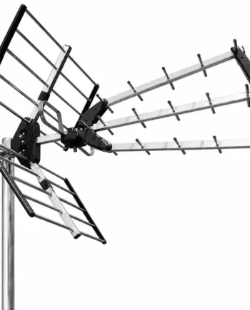 Antena TDT LTE media ganancia 15 dB BKM Negro