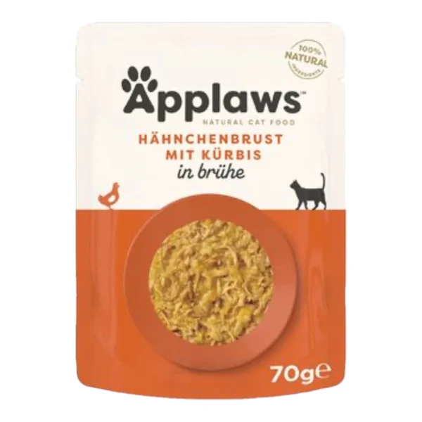 Applaws Caldo Pollo con Calabaza para Gatos 70g