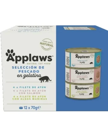 Applaws cat lata selección pescado gelatina multipack 12x70 g