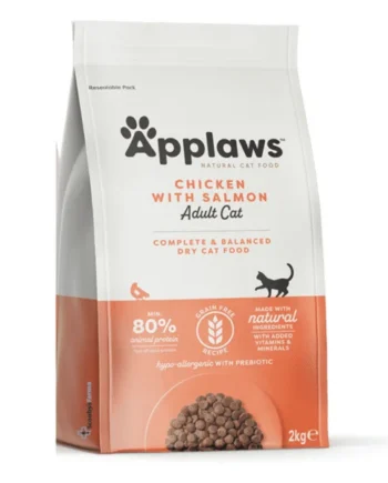 Applaws cat pollo salmón pienso para gatos adultos esterilizados