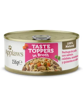 Applaws Dog Lata 156 g Topper Pollo y Salmón con Verduras