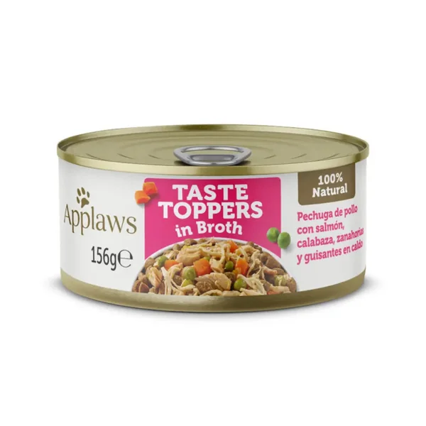 Applaws Dog Lata 156 g Topper Pollo y Salmón con Verduras