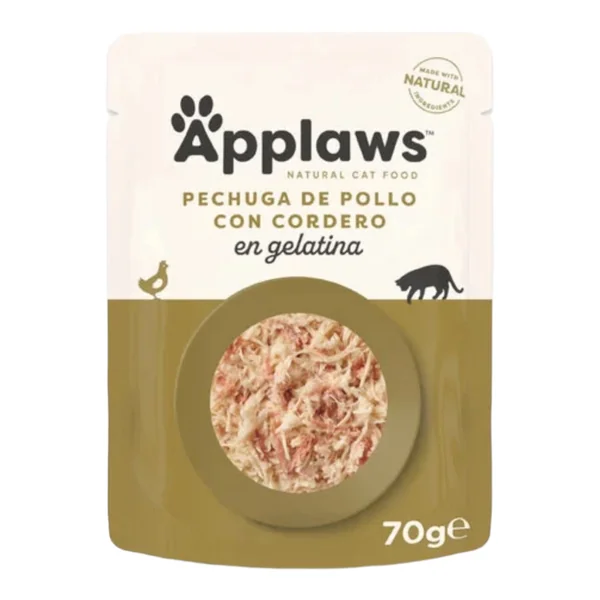 Applaws Gelatina Pollo con Cordero para Gatos 70g