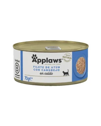 Applaws Lata Gatos Adulto Atún-Cangrejo