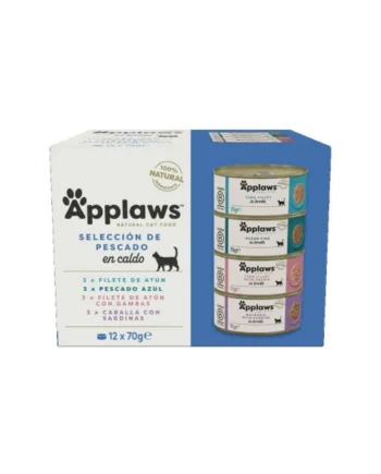 Applaws Lata Gatos Adultos Pack Pescado