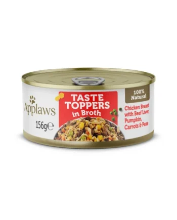 Applaws Lata Topper Pollo, Hígado Ternera y Verduras en Caldo