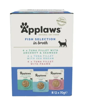 Applaws sobre CALDO PESCADO Gatos adultos Multipack 12x70 g